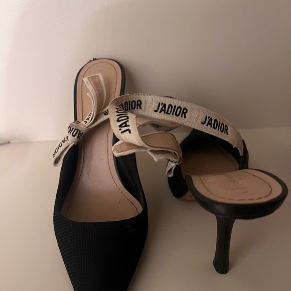 SWAP desired Dior Black Slingback Heels - Picture 2 of 7